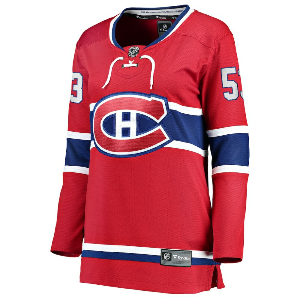 NHL Noah Dobson Montreal Canadiens Fanatics Women's Home Breakaway Jersey - Red