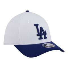 Los Angeles Dodgers New Era Youth Baseball 39THIRTY M-Crown Flex Hat - White/Royal Hats