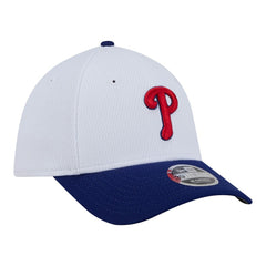 Philadelphia Phillies New Era Youth Baseball 39THIRTY M-Crown Flex Hat - White/Red Hats