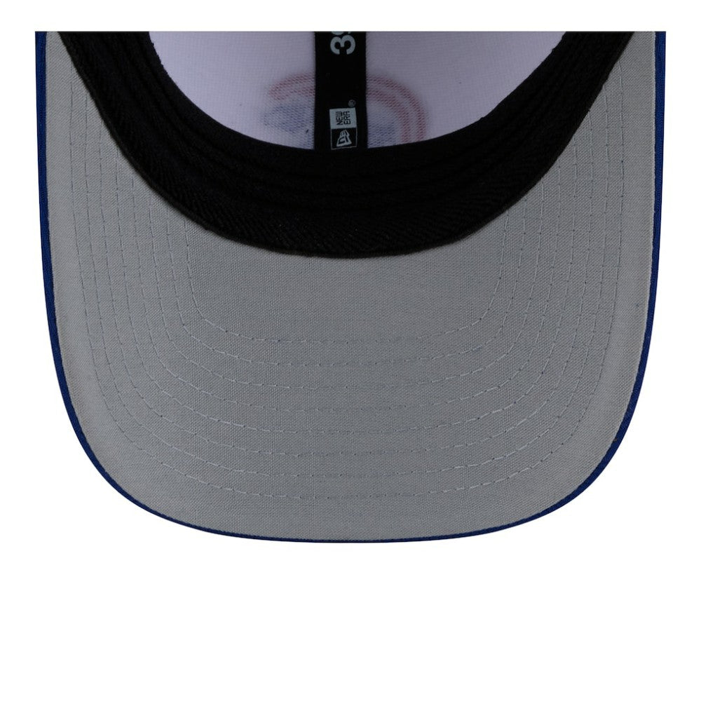 Chicago Cubs New Era Youth Baseball 39THIRTY M-Crown Flex Hat - White/Royal Hats