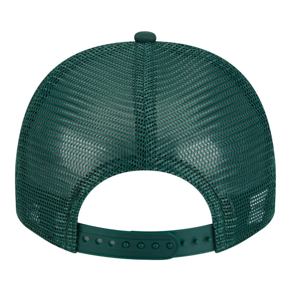 Athletics New Era Youth Logo Fade A-Frame 9FIFTY Snapback Hat - Green Hats