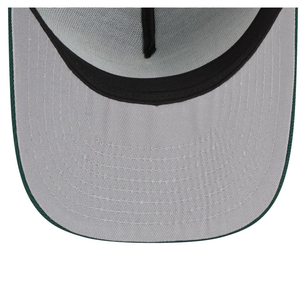 Athletics New Era Youth Logo Fade A-Frame 9FIFTY Snapback Hat - Green Hats