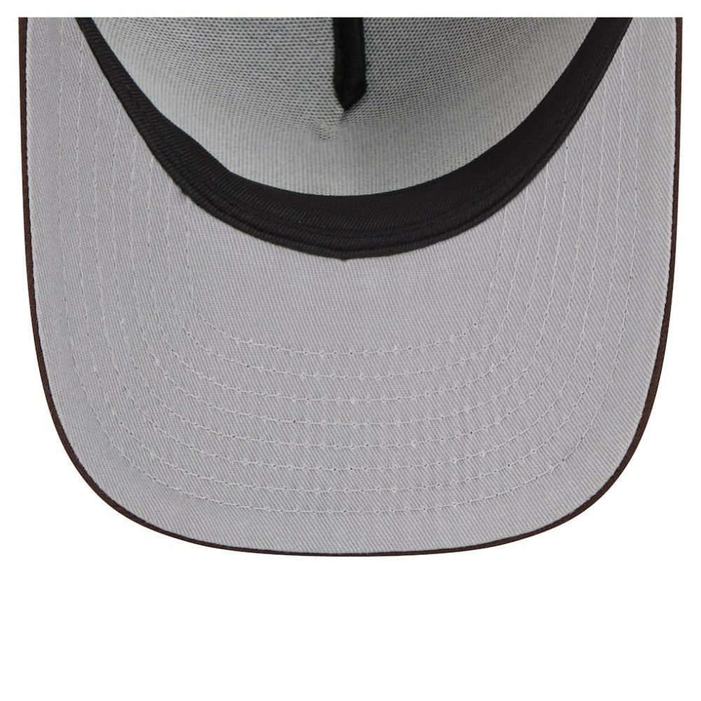San Diego Padres New Era Youth Logo Fade A-Frame 9FIFTY Snapback Hat - Brown Hats