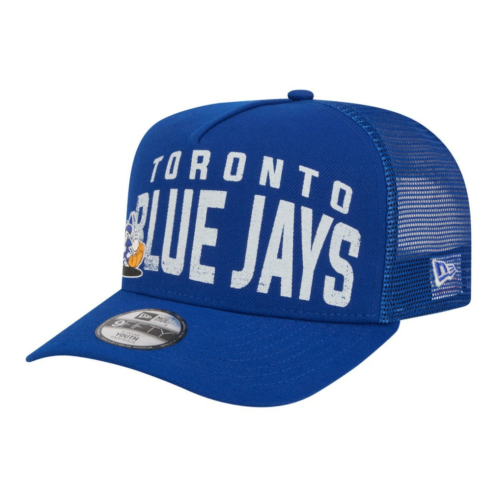 Toronto Blue Jays New Era Youth Logo Fade A-Frame 9FIFTY Snapback Hat - Royal Hats