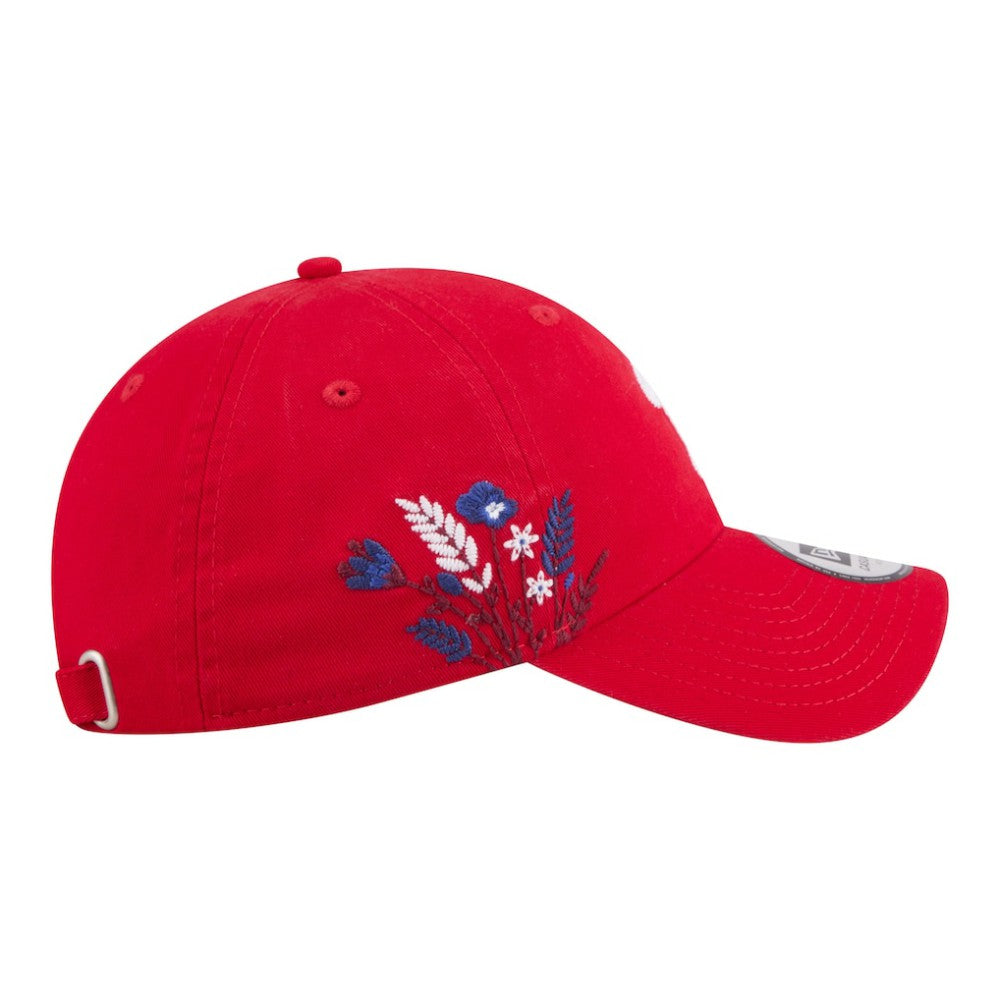 Philadelphia Phillies New Era Women's Wildflower Casual Classic Adjustable Hat - Red Hats