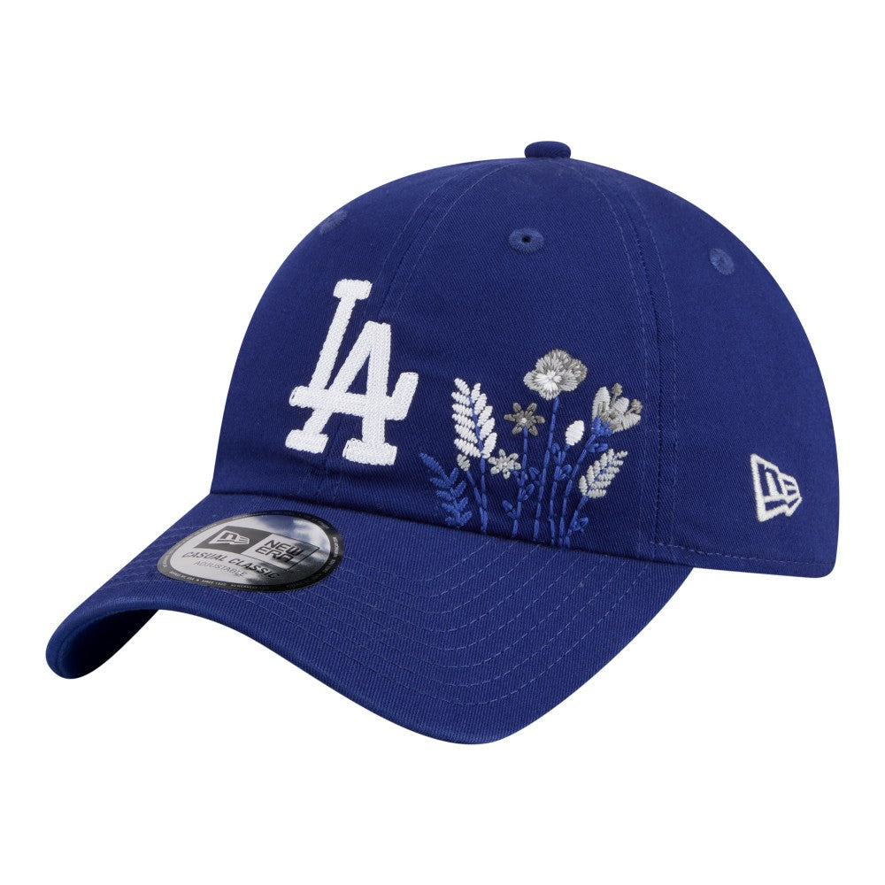 Los Angeles Dodgers New Era Women's Wildflower Casual Classic Adjustable Hat - Royal Hats