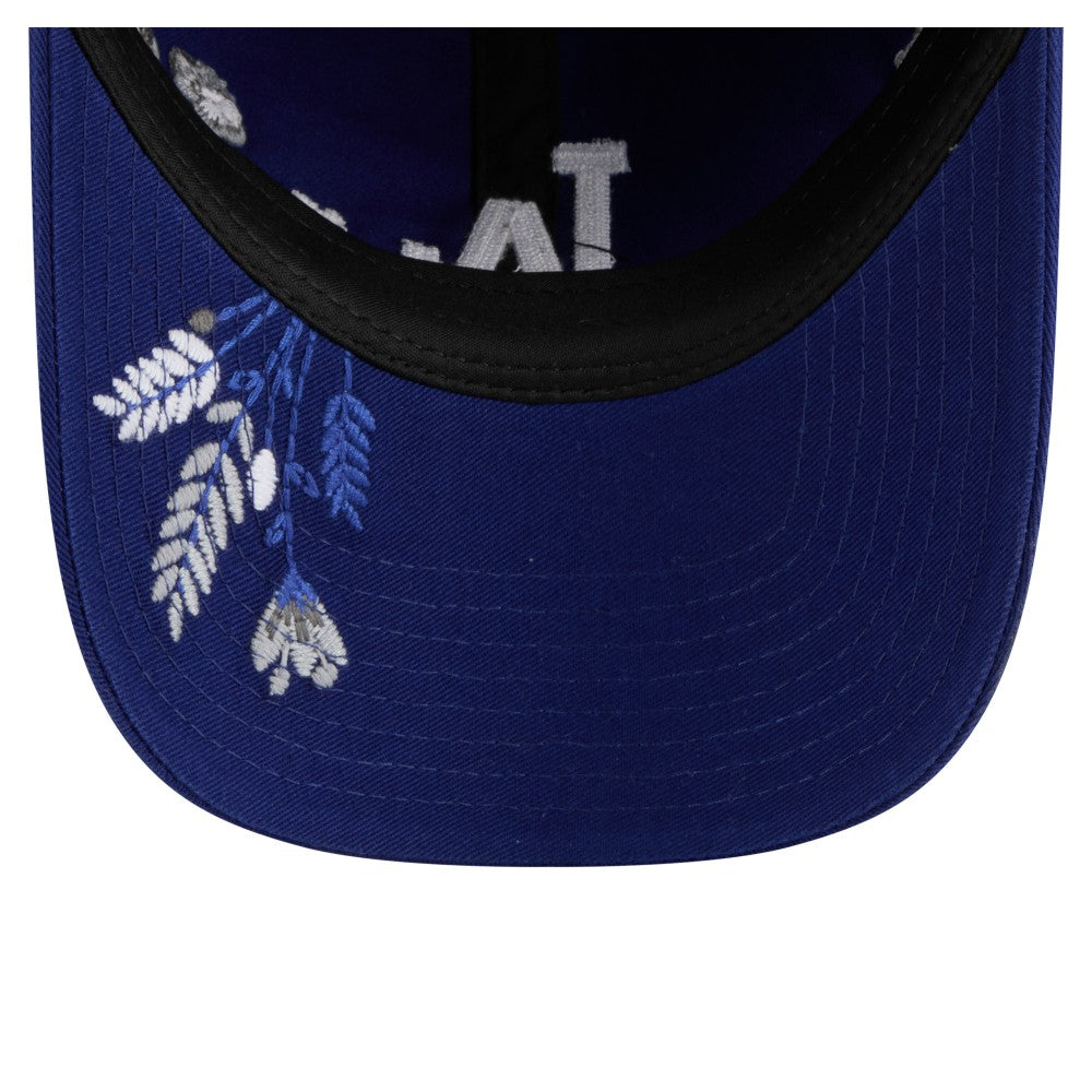 Los Angeles Dodgers New Era Women's Wildflower Casual Classic Adjustable Hat - Royal Hats