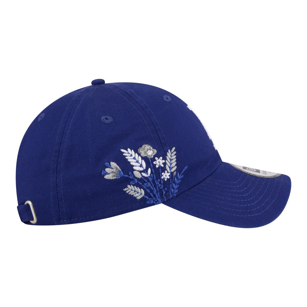 Los Angeles Dodgers New Era Women's Wildflower Casual Classic Adjustable Hat - Royal Hats