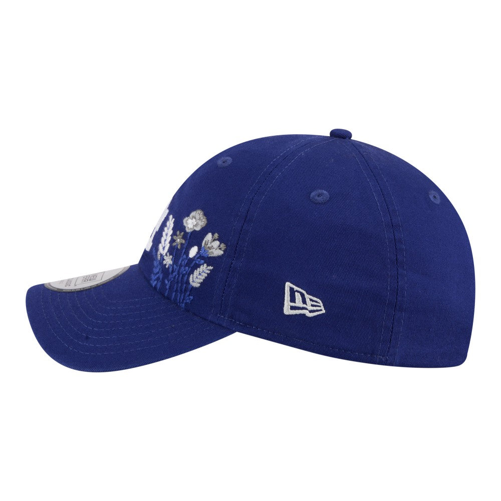 Los Angeles Dodgers New Era Women's Wildflower Casual Classic Adjustable Hat - Royal Hats