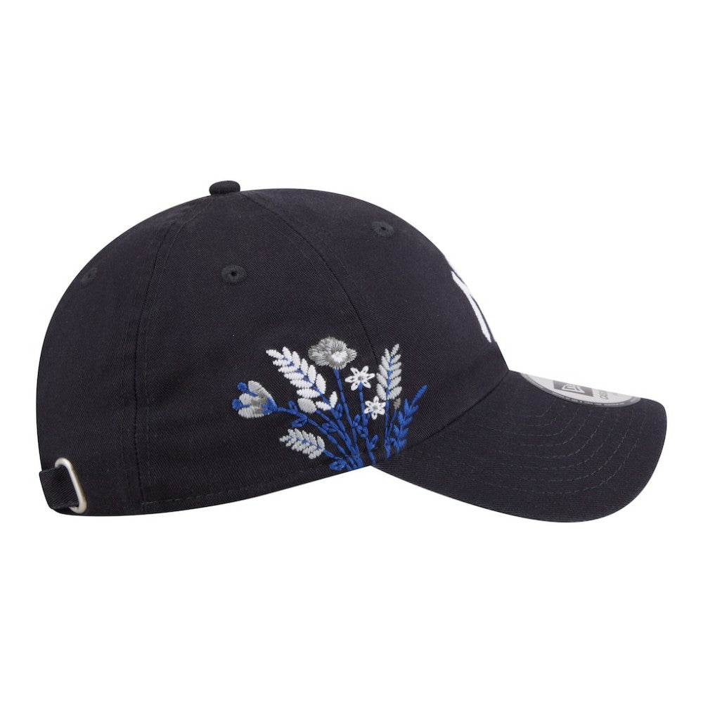 New York Yankees New Era Women's Wildflower Casual Classic Adjustable Hat - Navy Hats