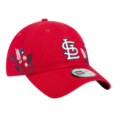 St. Louis Cardinals New Era Women's Wildflower Casual Classic Adjustable Hat - Red Hats