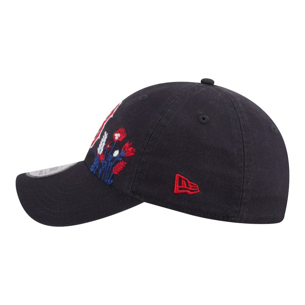 Boston Red Sox New Era Women's Wildflower Casual Classic Adjustable Hat - Navy Hats