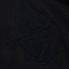 Chicago Cubs Mitchell & Ness Phantom Fleece Crewneck Sweatshirt - Black Sweatshirts