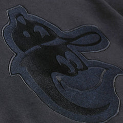 Baltimore Orioles Mitchell & Ness Phantom Fleece Crewneck Sweatshirt - Black Sweatshirts