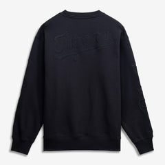 Detroit Tigers Mitchell & Ness Phantom Fleece Crewneck Sweatshirt - Black Sweatshirts
