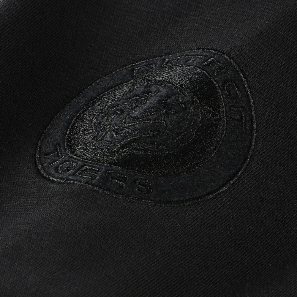 Detroit Tigers Mitchell & Ness Phantom Fleece Crewneck Sweatshirt - Black Sweatshirts