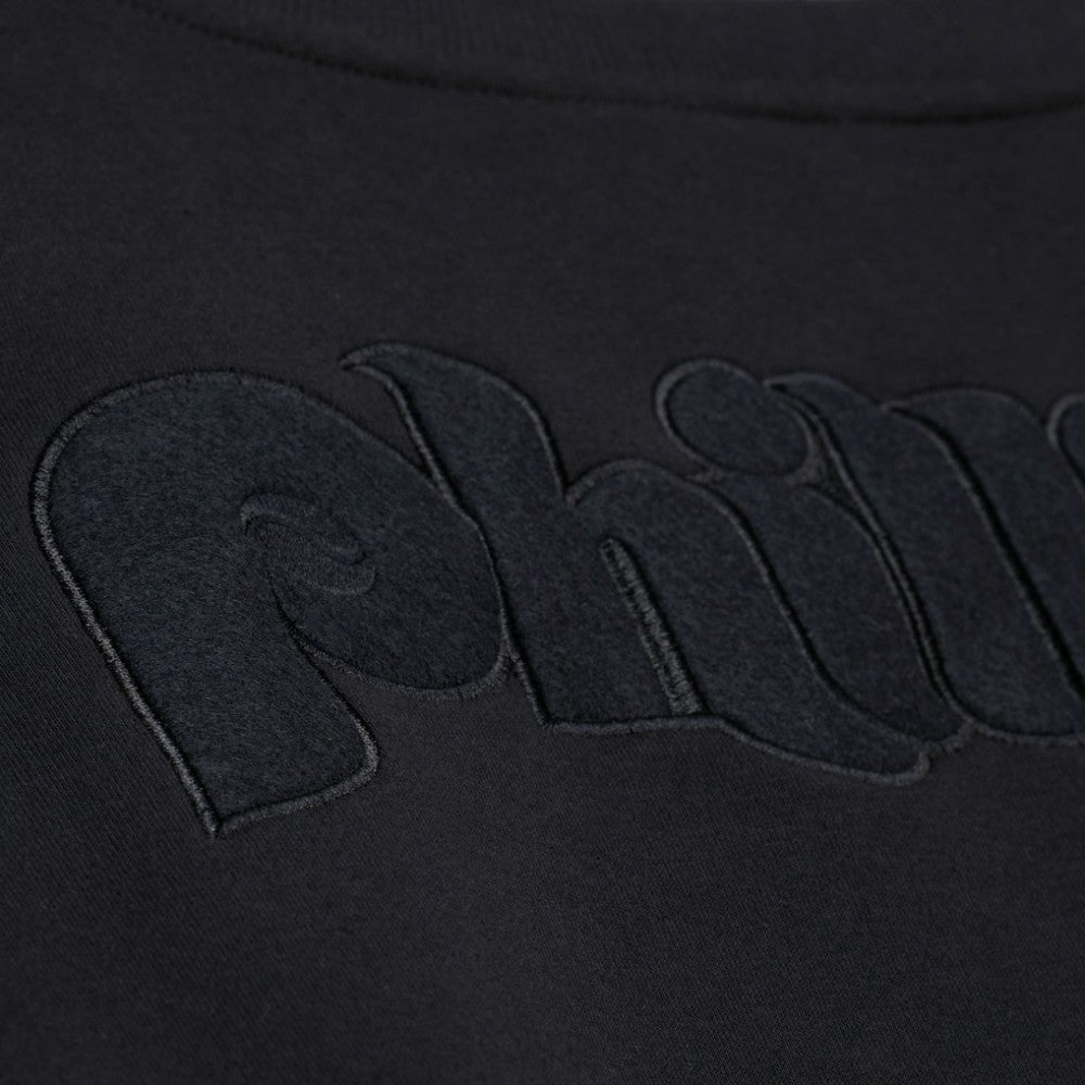Philadelphia Phillies Mitchell & Ness Phantom Fleece Crewneck Sweatshirt - Black Sweatshirts