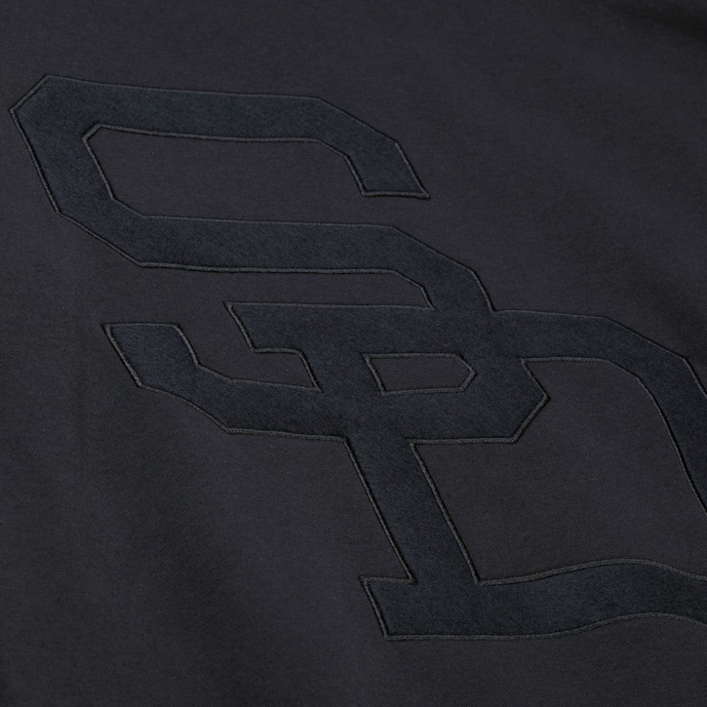 San Diego Padres Mitchell & Ness Phantom Fleece Crewneck Sweatshirt - Black Sweatshirts