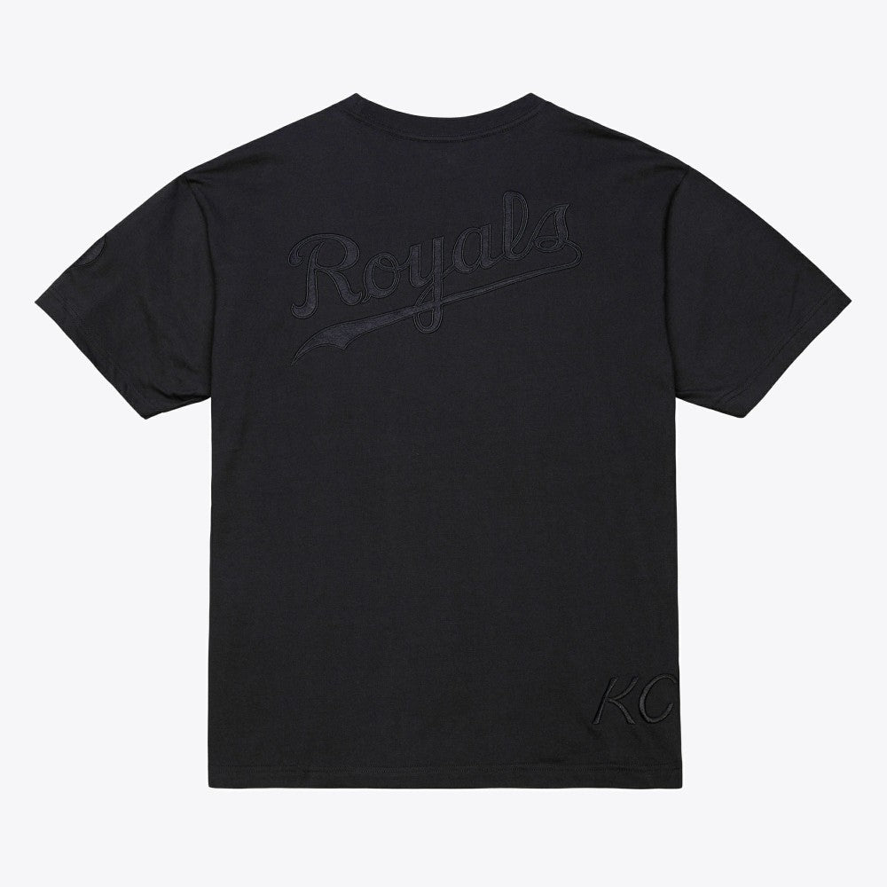 Kansas City Royals Mitchell & Ness Cooperstown Collection Phantom T-Shirt - Black T-shirts