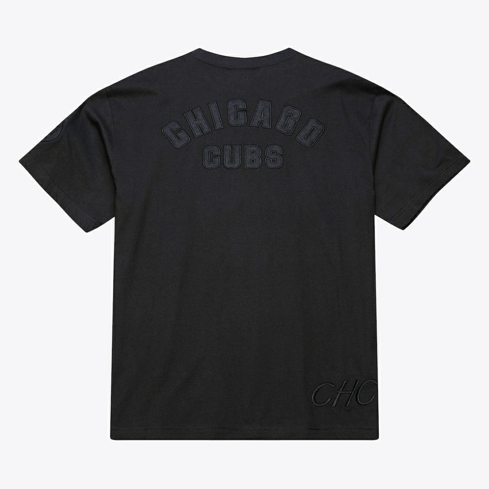 Chicago Cubs Mitchell & Ness Cooperstown Collection Phantom T-Shirt - Black T-shirts