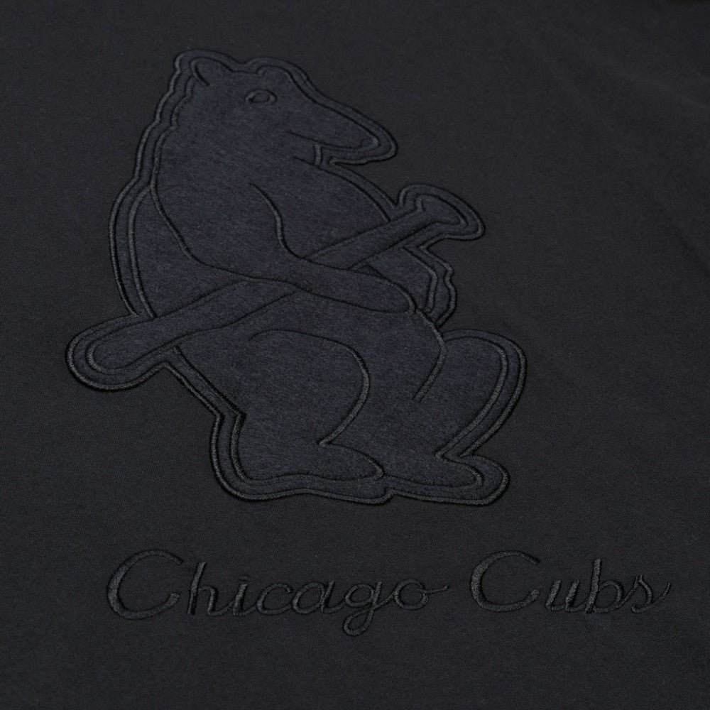 Chicago Cubs Mitchell & Ness Cooperstown Collection Phantom T-Shirt - Black T-shirts