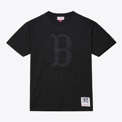 Boston Red Sox Mitchell & Ness Cooperstown Collection Phantom T-Shirt - Black T-shirts