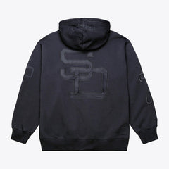 San Diego Padres Mitchell & Ness Phantom Fleece Hoodie - Black Hoodies