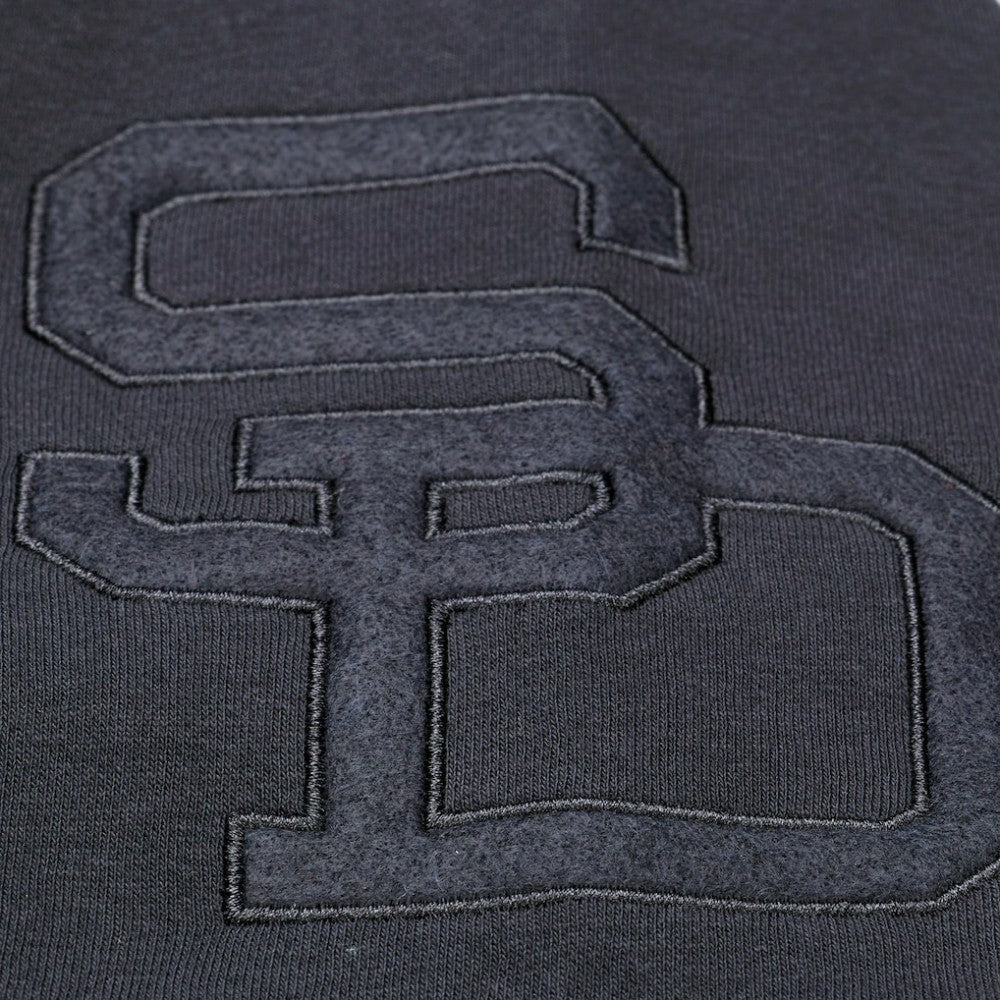 San Diego Padres Mitchell & Ness Phantom Fleece Hoodie - Black Hoodies