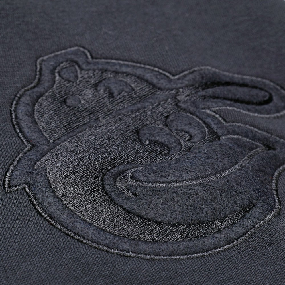 Baltimore Orioles Mitchell & Ness Phantom Fleece Hoodie - Black Hoodies