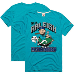 Cal Raleigh Seattle Mariners Homage Graphic Player T-Shirt - Teal T-shirts