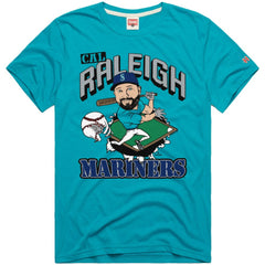 Cal Raleigh Seattle Mariners Homage Graphic Player T-Shirt - Teal T-shirts