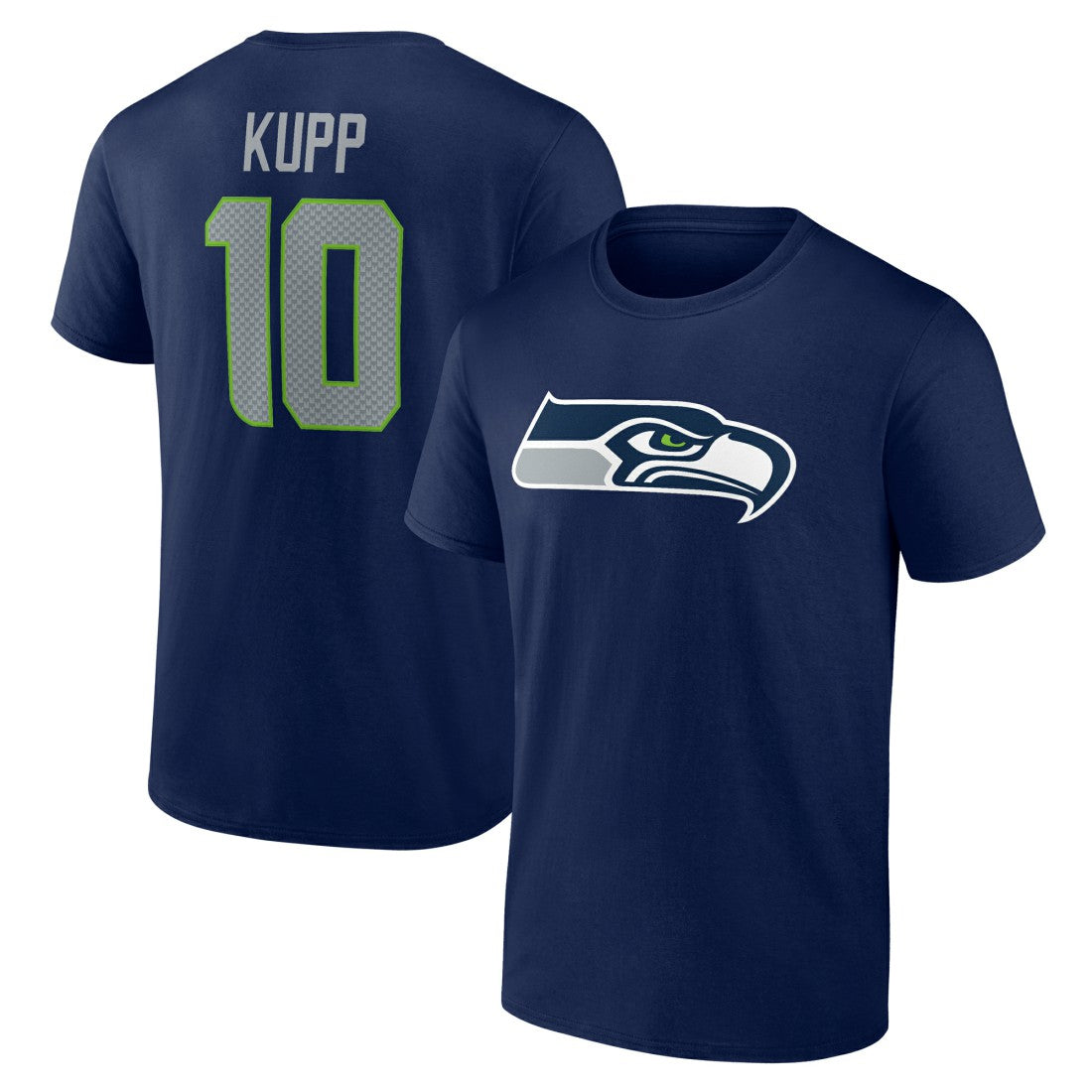 Cooper Kupp Seattle Seahawks Icon Name & Number T-Shirt College Navy
