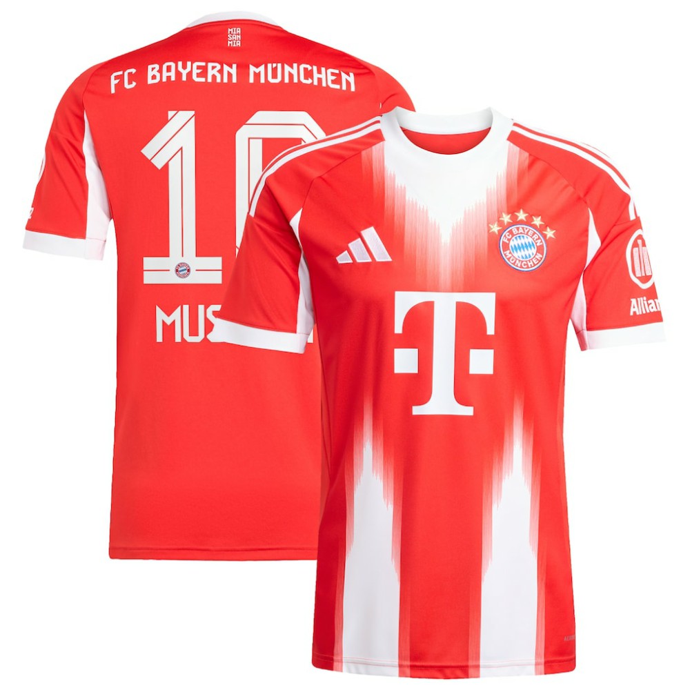 Jamal Musiala Bayern Munich Home 2025/26 Replica Player Jersey Red