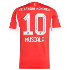 Jamal Musiala Bayern Munich Home 2025/26 Replica Player Jersey Red