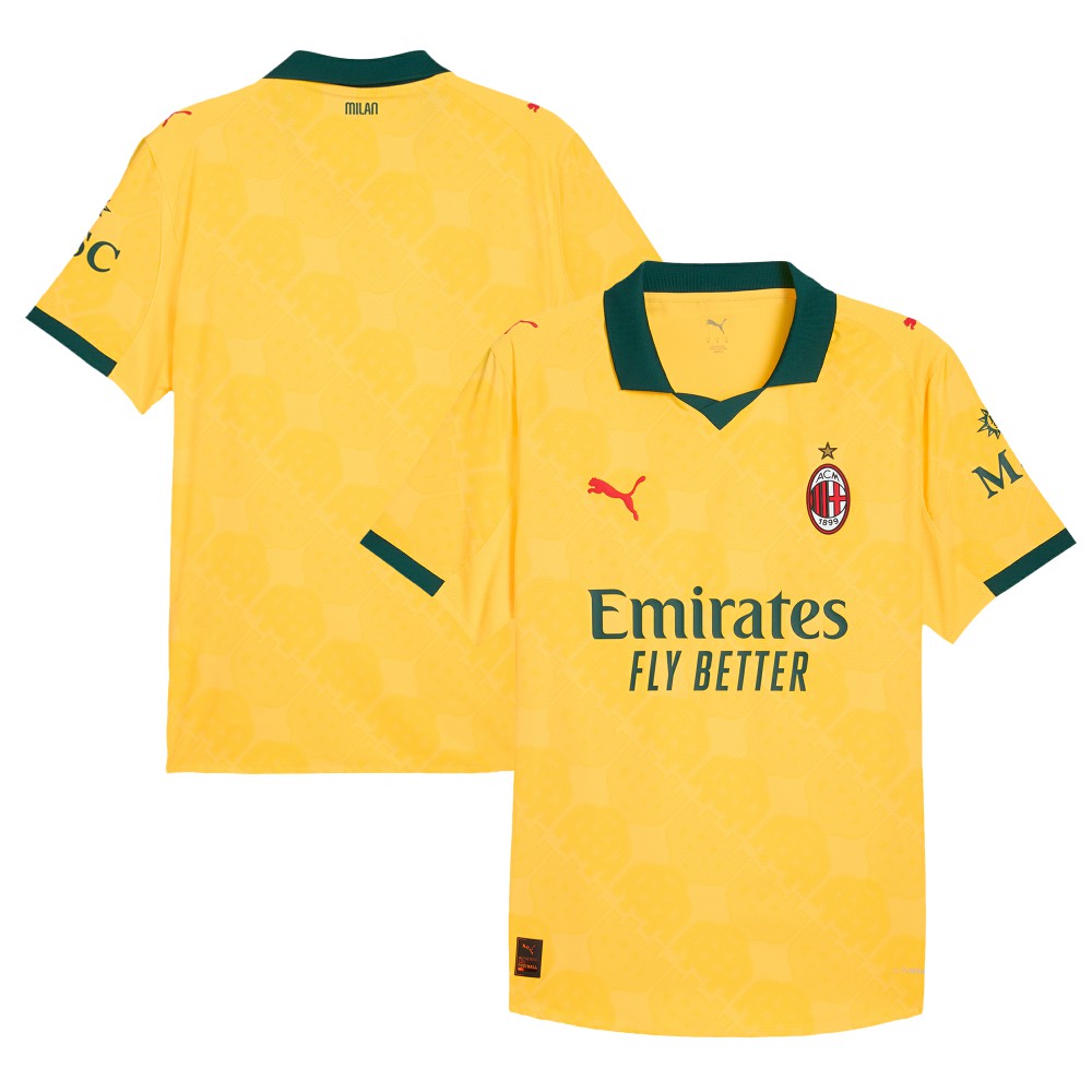 AC Milan 2025/26 Third Jersey Yellow