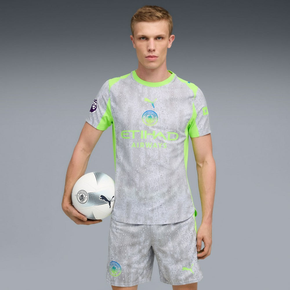 Manchester City 2025/26 Third Jersey Green/Neon Green