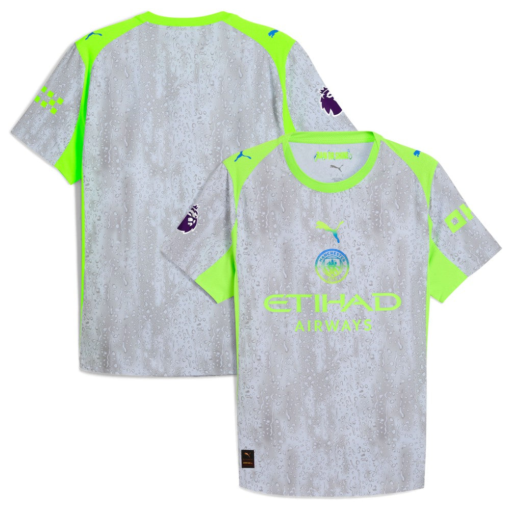 Manchester City 2025/26 Third Jersey Green/Neon Green