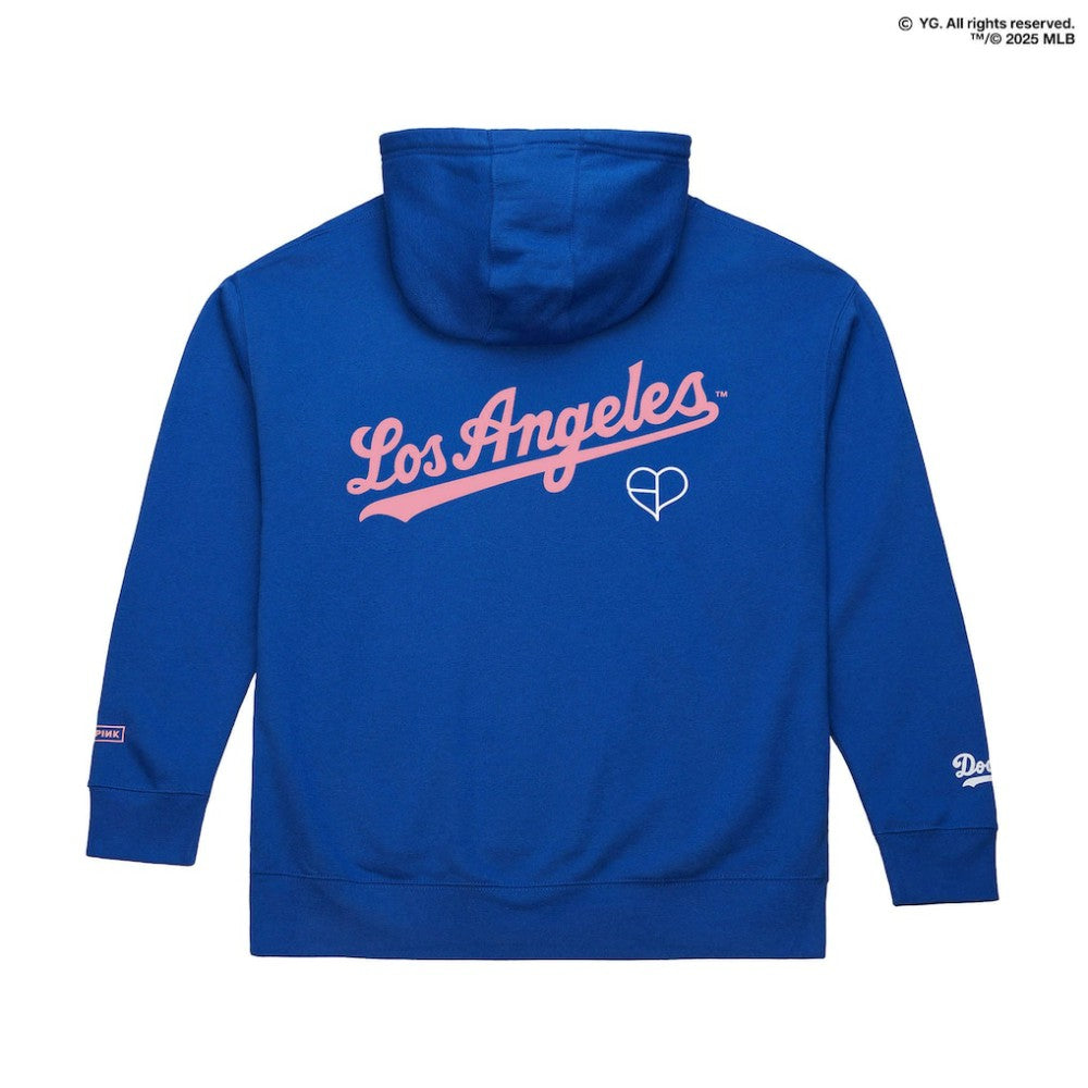 Los Angeles Dodgers Mitchell & Ness x BLACKPINK  Pullover Hoodie - Royal - Limited Edition Hoodies