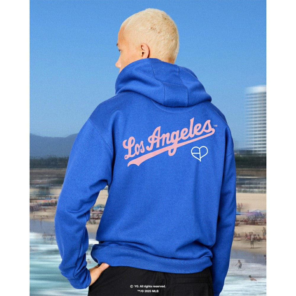 Los Angeles Dodgers Mitchell & Ness x BLACKPINK  Pullover Hoodie - Royal - Limited Edition Hoodies