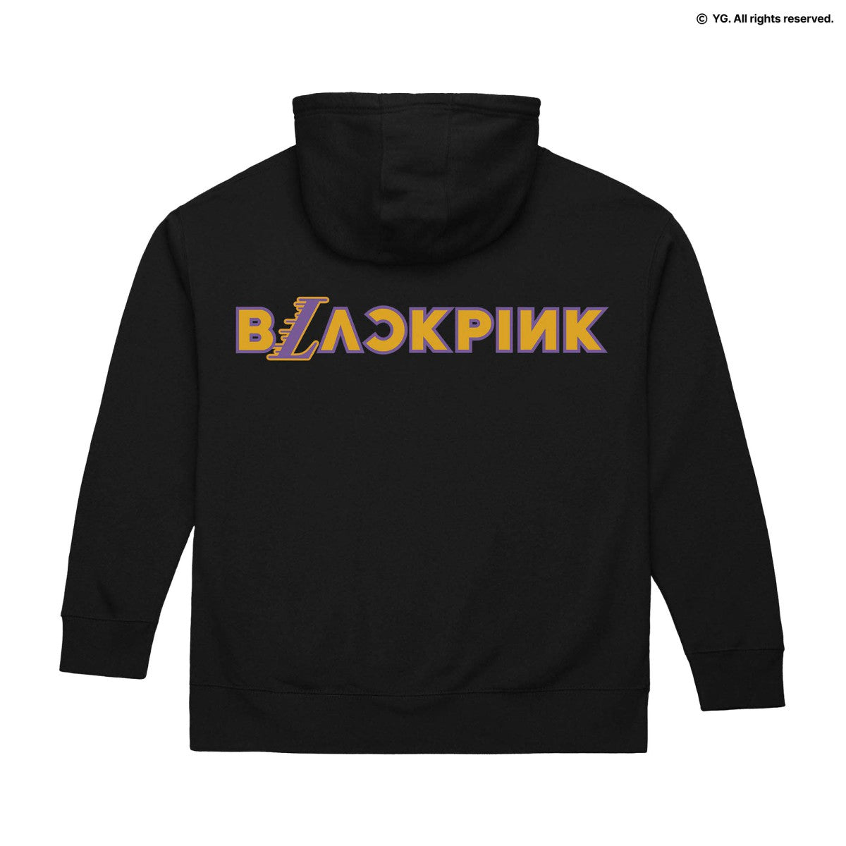 Los Angeles Lakers x BLACKPINK Pullover Hoodie Black Limited Edition