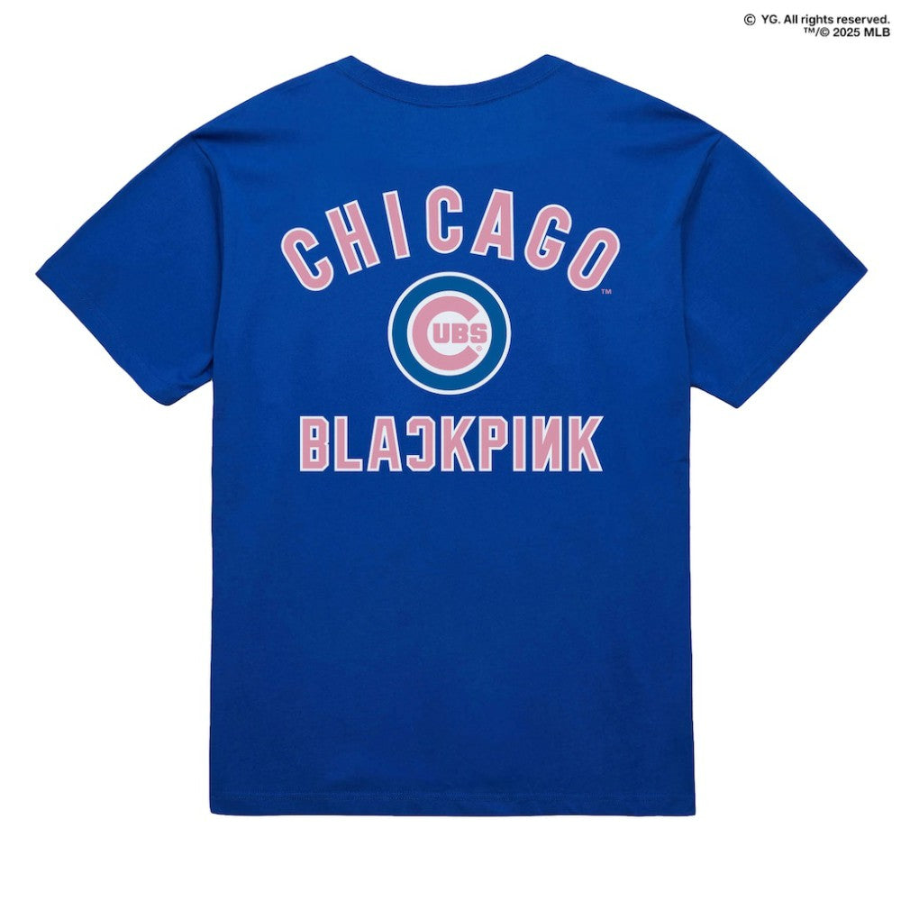 Chicago Cubs Mitchell & Ness x BLACKPINK  T-Shirt - Royal - Limited Edition T-shirts