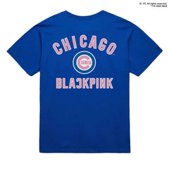 Chicago Cubs Mitchell & Ness x BLACKPINK  T-Shirt - Royal - Limited Edition T-shirts