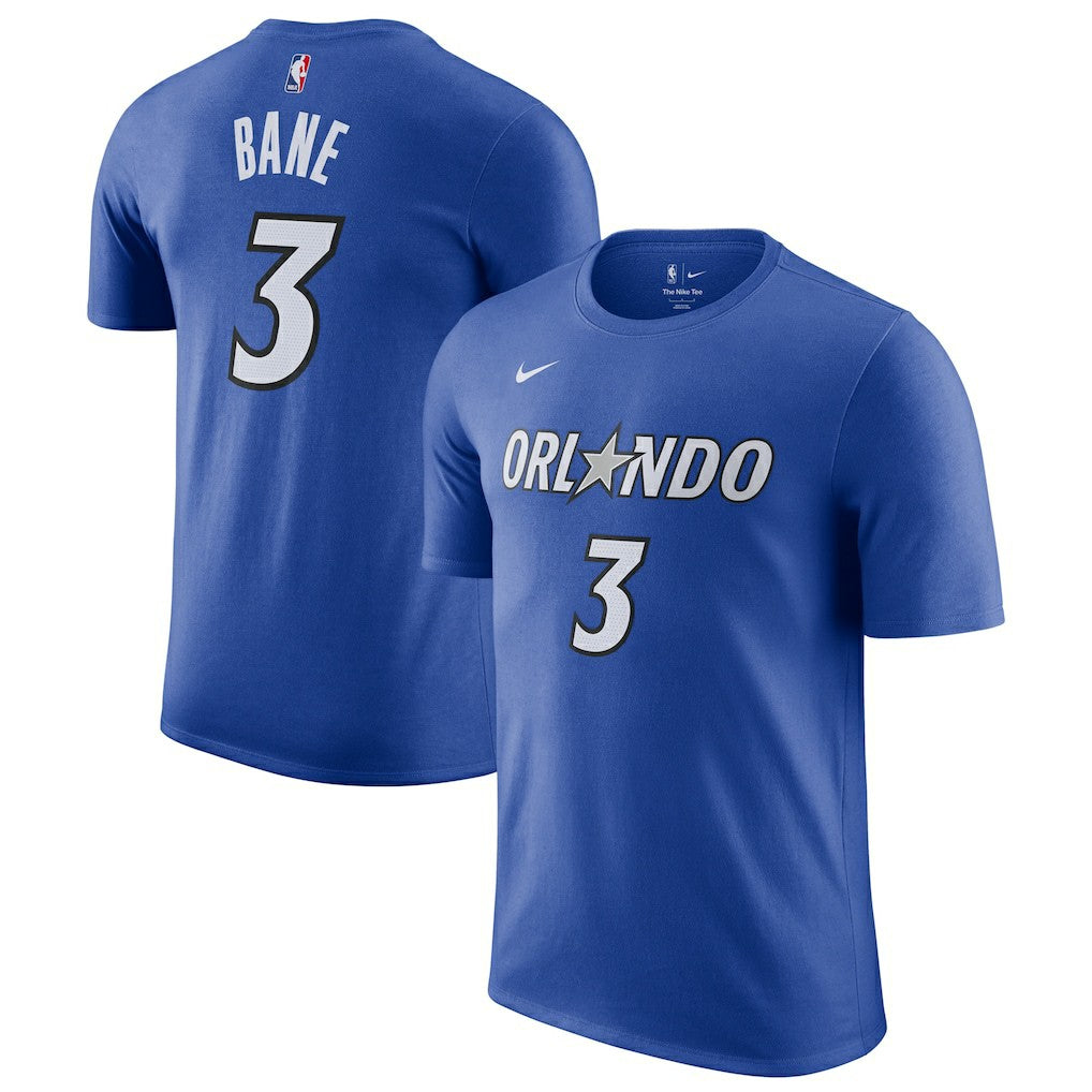 Desmond Bane Orlando Magic Icon Edition Name & Number T-Shirt Blue