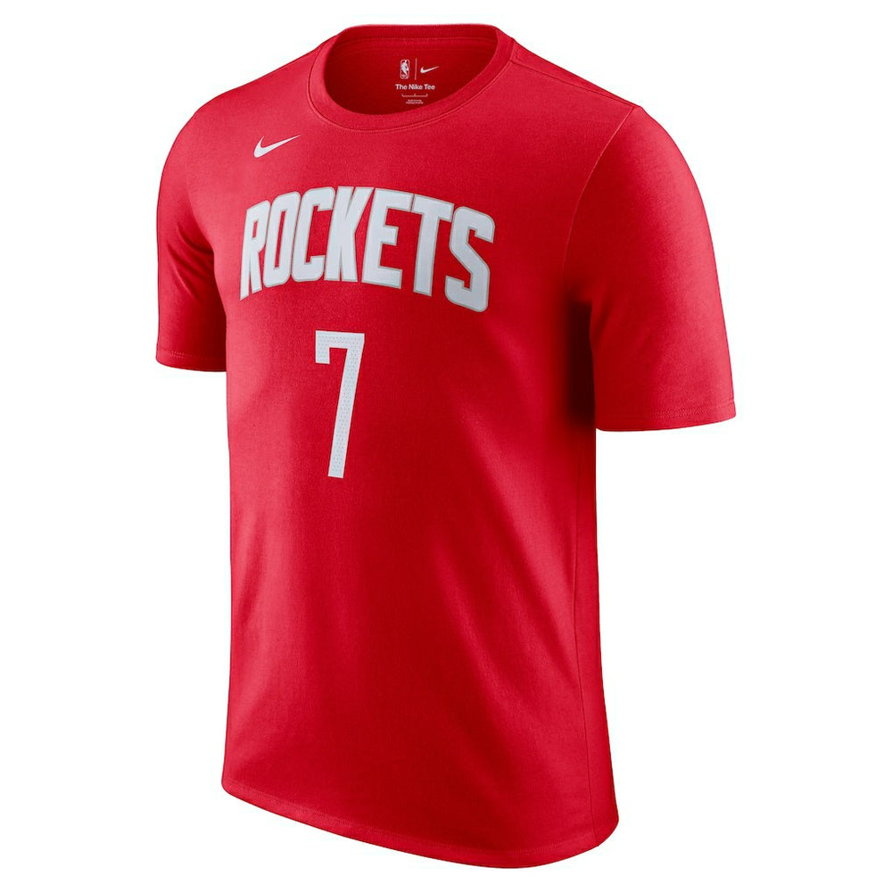 Kevin Durant Houston Rockets Icon Edition Name & Number T-Shirt Red