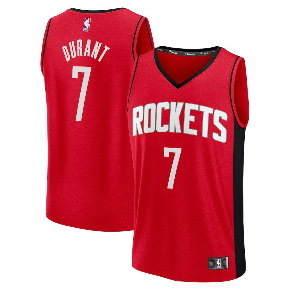 Kevin Durant Houston Rockets Youth Fast Break Replica Player Jersey Icon Edition Red