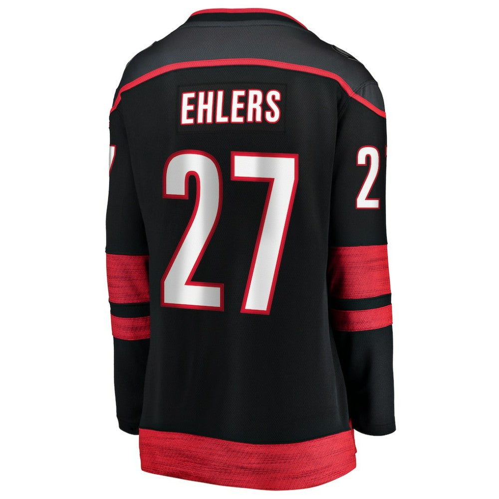NHL Nikolaj Ehlers Carolina Hurricanes Fanatics Women's Home Breakaway Jersey - Black