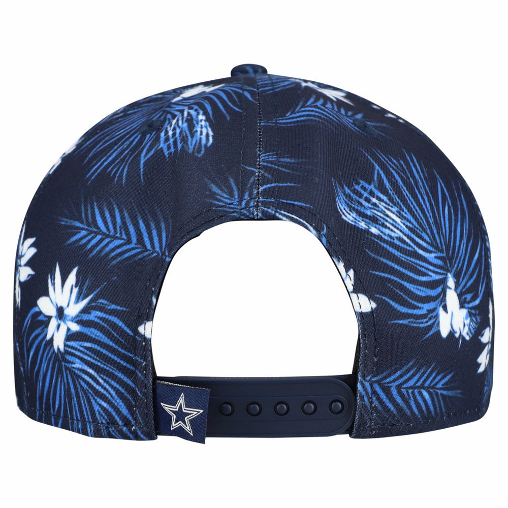 Dallas Cowboys New Era Palm Print A-Frame 9FIFTY Snapback Hat Navy