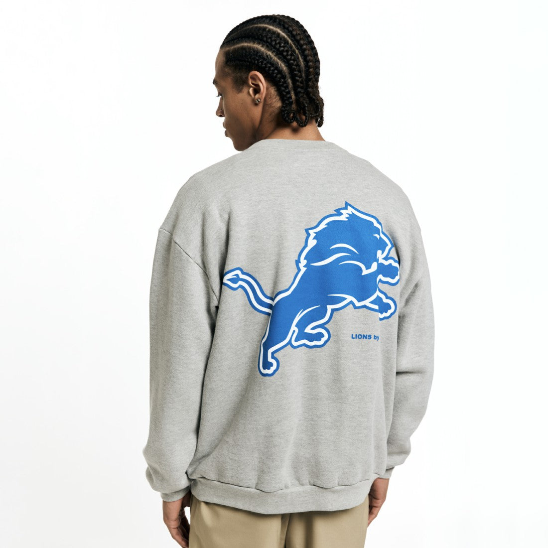 Detroit Lions Golf Wang Unisex Sweatshirt Heather Gray