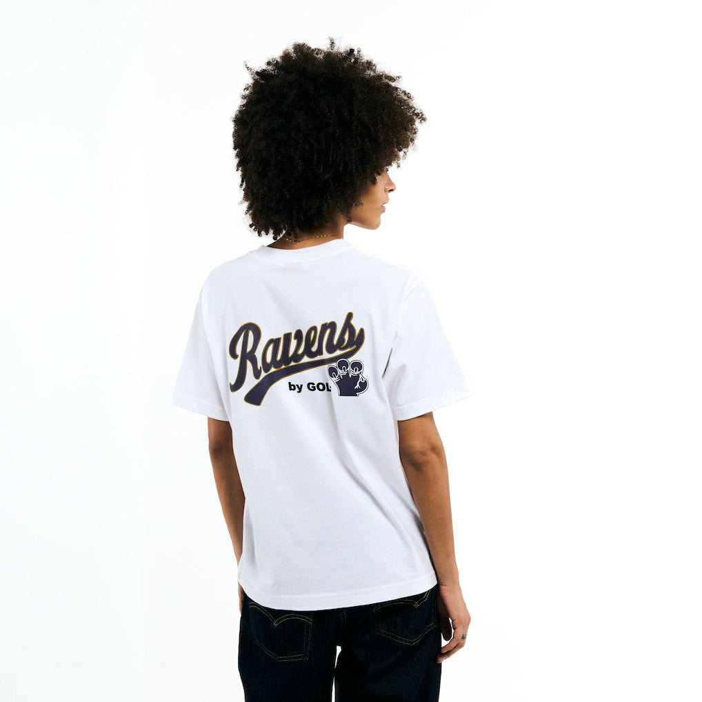 Baltimore Ravens Golf Wang Unisex Cutout T-Shirt White
