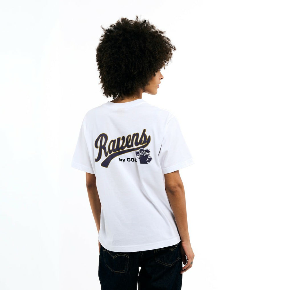 Baltimore Ravens Golf Wang Unisex Cutout T-Shirt White